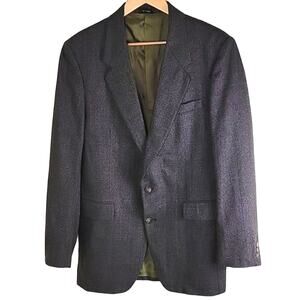 Vintage Witty Brothers Wool Blend Sport Coat size 41L Brown 2 Button